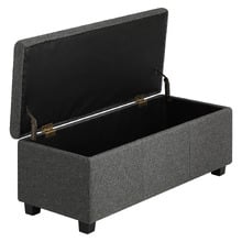 Birch Storage Ottoman Bench